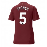 Manchester City John Stones #5 Tretí Ženy futbalový dres 2024-25 Krátky Rukáv